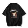 Cotton pudding dog short-sleeved t-shirt women's new casual summer loose design niche half-sleeved top