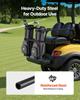 Golf Bag Holder Bracket Attachment Adjustable Bag Bar for Most 2+2 Cart