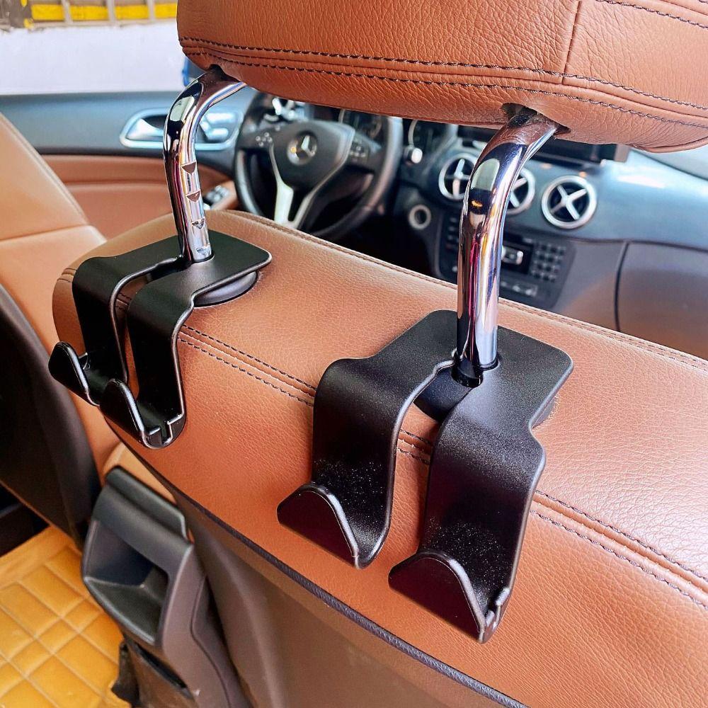 2 Pcs Car Interior Headrest Hanger Universal Handbag Bracket New Car Rear Seat Hook