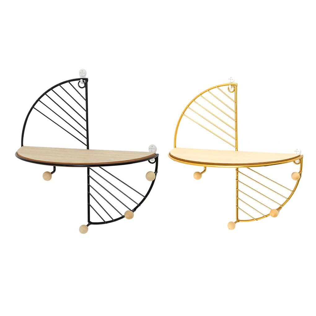 Wall Mount Storage Rack Home Supplies Iron Ple Living Room Kitchen Multipurpose Display Stand Wall-mounted Holder