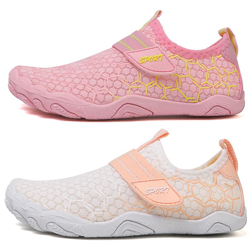 Children Beach Aqua Shoes Boy Girl Barefoot Water Shoes Quick-Dry Drainage Diving Swim Sandals Kids Fishing Surf Wading Sneakers