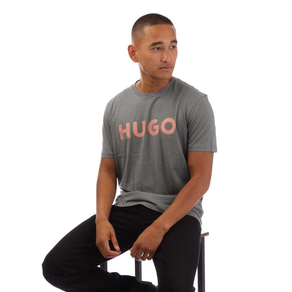 Hugo Mens Dulivio Print Logo T-Shirt