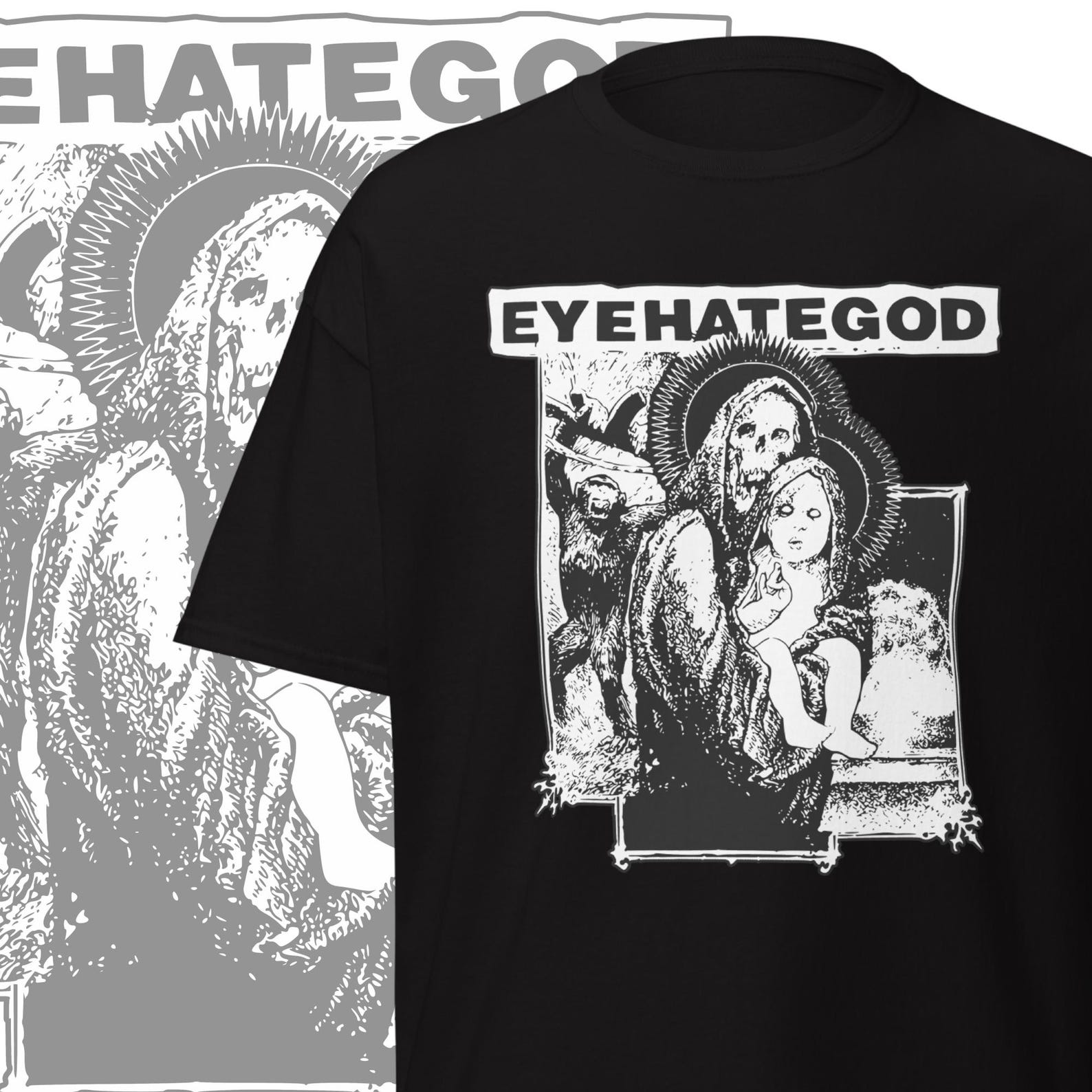 Eyehategod T-Shirt Vintage Sludge Metal Band Merch for Stoner Rock Fans S