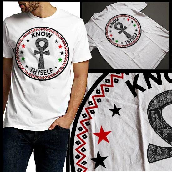 Egypt Ankh T-Shirt Egyptian Immortal Symbol Of Life Hieroglyphics Cotton Tee New S