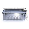 Sardine Can Shaped Storage Tin Box Space-Saving Small Storage Organizer for Closet Hair Accessories Socks Household Sundries