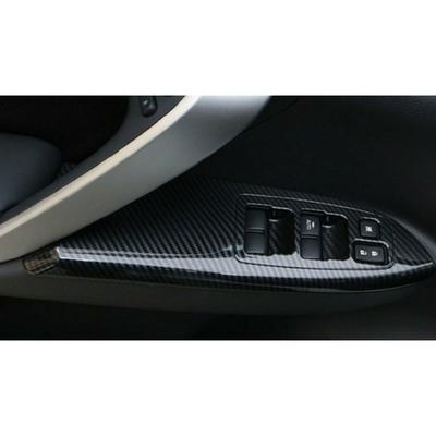 Fiber Side Window Switch Lift Cover Trim For 2018- Mitsubishi Eclipse Cross