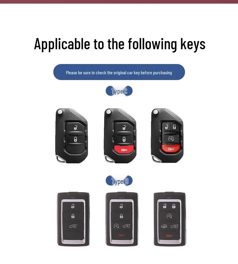 Premium Zinc Alloy Leather Accessory for Jeep Gladiator Wrangler 4XE - Unisex Design