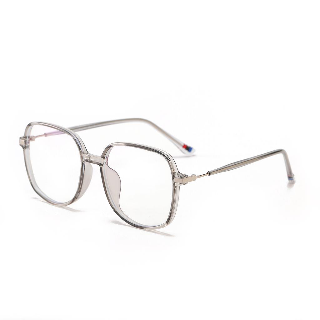 Glasses Tr75207 Retro Square Large Frame Student Flat Mirror