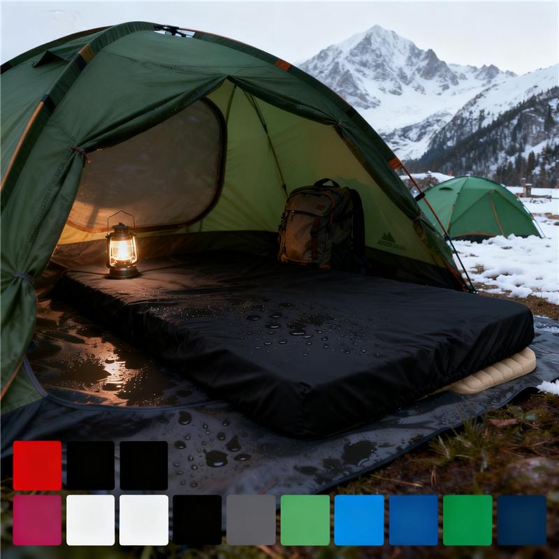 Waterproof Moisture-Proof Camping Mattress Fitted Sheet - Tent Bed Cover Durable Outdoor Bed Protector for Camping, Hiking & All-Weather Outdoor Use