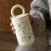 Homemade Retro Ins English Alphabet Portable Thermos Cup, Large-Capacity Simple Stainless Steel 304 Thermos Cup