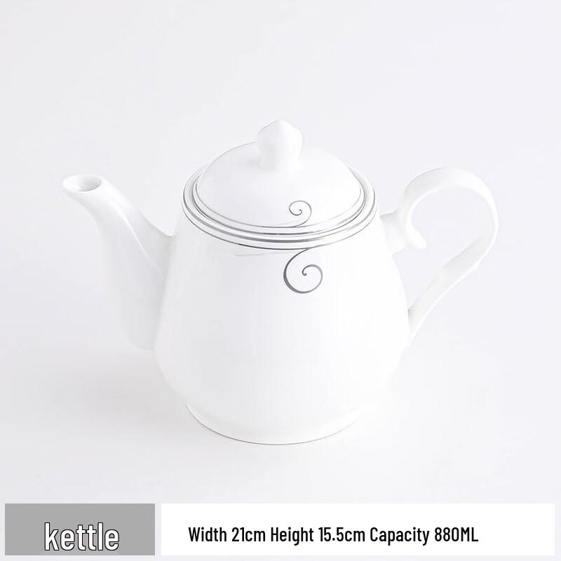 Ceramic High-Temperature Teapot with Glass Filter