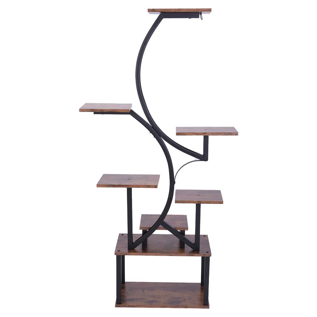Plant Stand Indoor with Grow Lights Tiered Plant Shelf Corner Plant Stand Tree Shaped Flower Holder