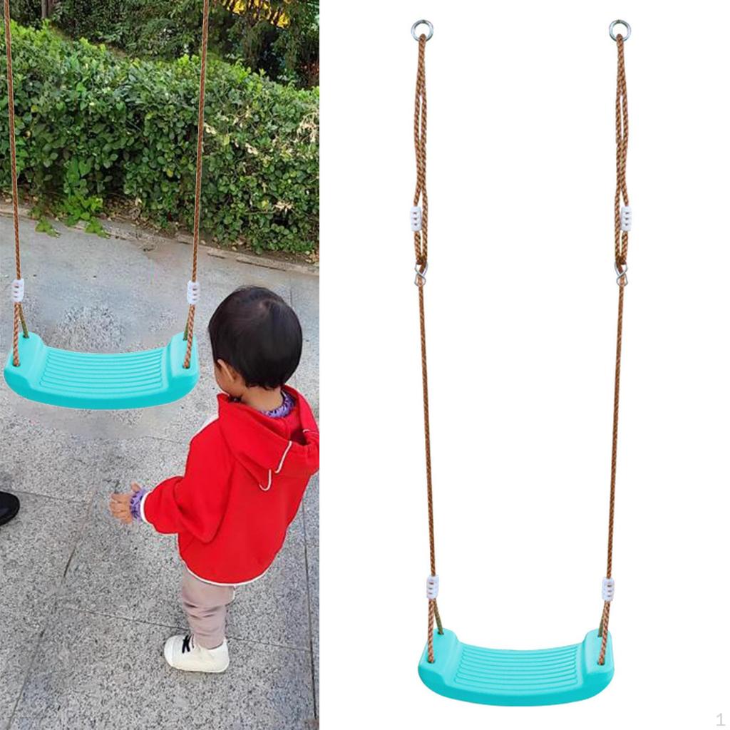Hanging Swing Seat Adjustable Height Playground for Children Backyard