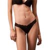 Womens/Ladies Lace Trim Recycled Nylon Thong
