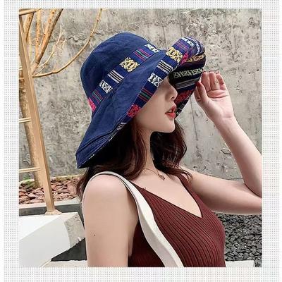 Hat Women's Sunshade Sunscreen Outdoor Bucket Hat New Sun Hat Fashion Summer Sunscreen Hat Women's Wholesale