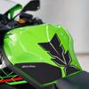 motokano 3mm Thick Tank Pad Sticker Decal for Kawasaki and Black ZX-25R/SE (2023-), ZX-4R/SE, ZX-4RR (2024-),