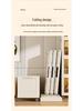 Multi-layer Folding Plastic Storage Cabinet: Shoe, Toy, and Medicine Organizer for Living Room