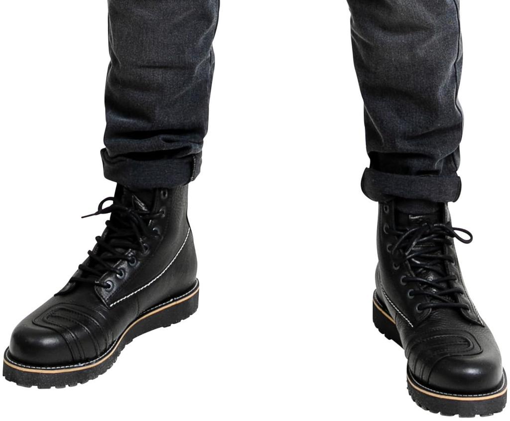 John Doe BUTY KEVLAROWE JOHN XTM MĘSKIE Buty do jazdy Rozmiar DOE® "Iron" (Czarny, 43)