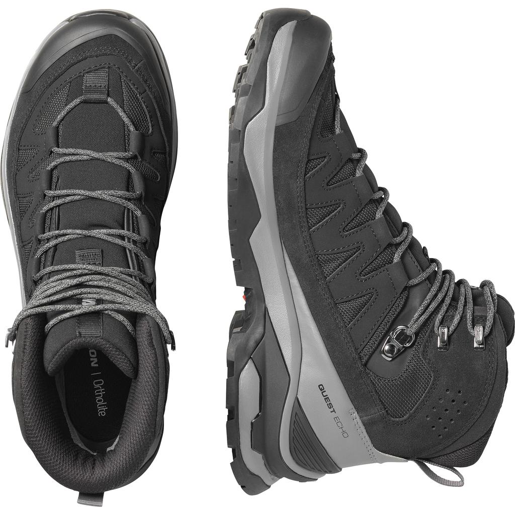 Shoes QUEST ECHO M L49212700 cm [Salomon] Hiking/Trekking GORE-TEX Men's Black/Castlerock/Black 30.0