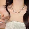 Alloy Colorful Crystal Necklace Geometrically Shape Zircon Bracelet New Bead Bracelet Chain
