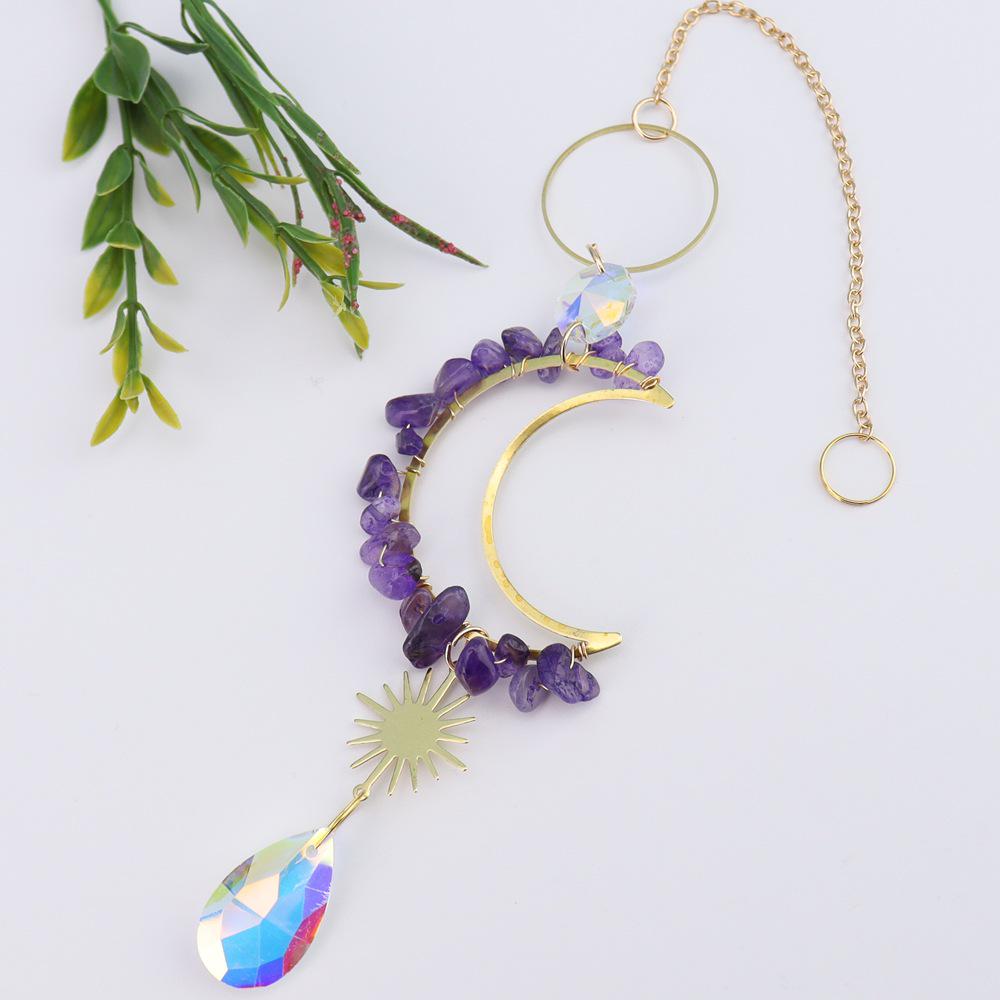 Silver Flakes Ceiling Decoration Pendant Wind Chime for Living Room or Bedroom