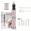 Electric Professional Nail Drill Set Rechargeable Portable Scrub Machine Nail Sharpening Home Professional Salon Nail Art Set