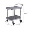 Stainless Steel Multi-purpose Serving Trolley