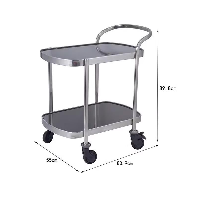 Stainless Steel Multi-purpose Serving Trolley