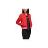 adidas WV 3S Full-Zip Casual Sports Woven Bomber Jacket Women’s Energy Red