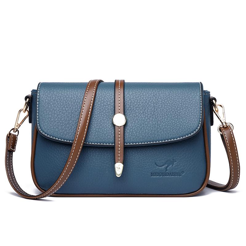 Casual leather bags for women women's shoulder bags luxury designer bag large capacity messenger bag