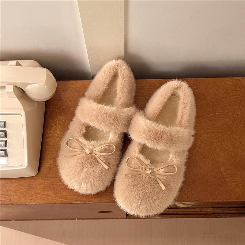 Cotton shoes autumn and winter women's shoes inner height increase Mao Mao shoes winter women's casual shoes outdoor warm thick heel