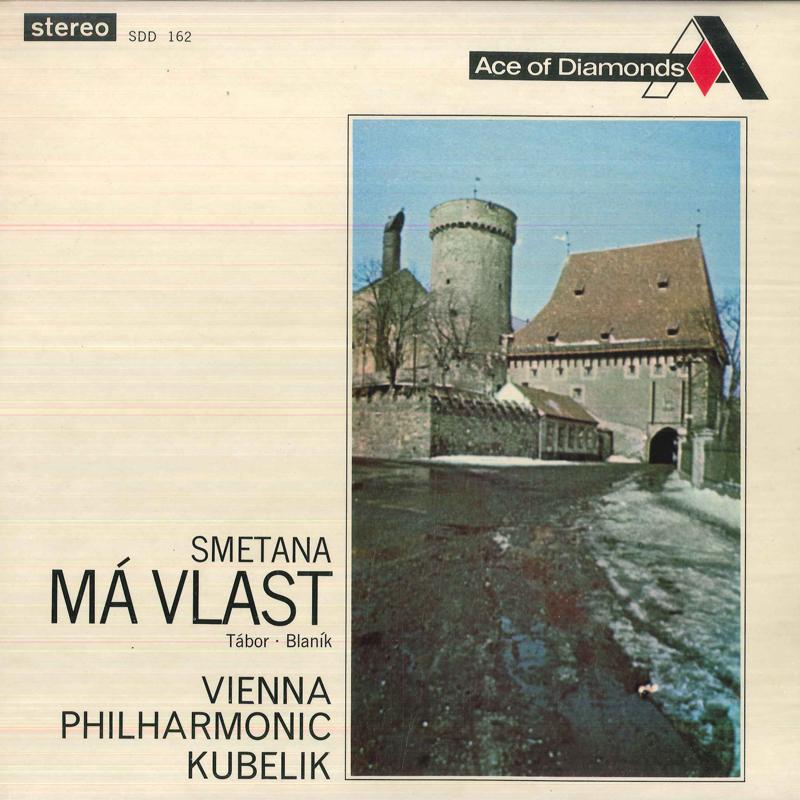 LP Record VIENNA PHILHARMONIC, RAFAEL KUBELIK - Smetana, Ma Vlast SDD162 ACE OF DIAMONDS 1969 UK Classical Used