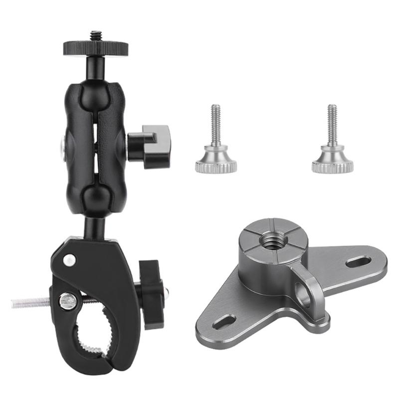 

Bike Mount Adapter for Air 3/Action 2/Pocket 3 Remote Screw Port Tripod Mount Adapter Bike Base Bracket Accessories 1