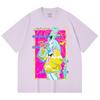 230 Gsm 100% Cotton Cyberpunk Edgerunners V6 Rebecca Print Unisex Heavy Cotton T Shirt