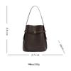 2025 TOTEME Swedish Women's Casual Tote & Crossbody Bucket Bag