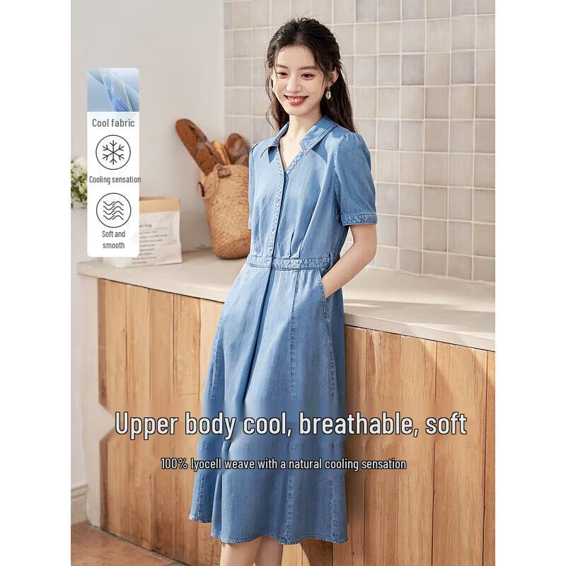 

INMAN Women s Retro A-line Lantern Sleeve Dress S