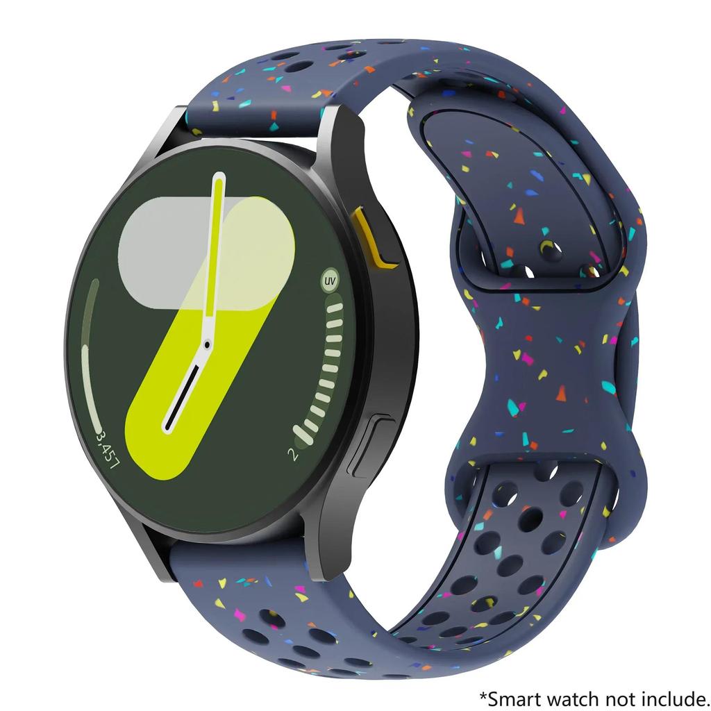 18mm 20mm 22mm Silikonrem för Samsung Galaxy Watch 7 6 5 4 5Pro 6Classic Armband för Huawei Watch GT5 4Pro 3 46mm 18mm Band