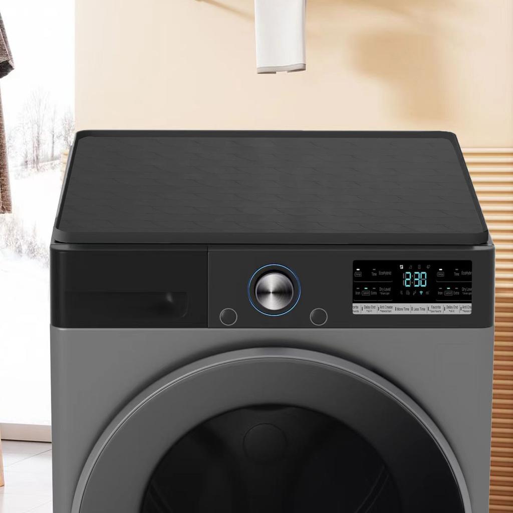 23.62 X 23.62in Washer and Dryer Top Cover Dust Proof Water Proof Counter Top Silicone Dust Pad for Laundry Room