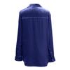 Women's Fashionable Casual Solid Color Retro Long-Sleeved Velvet Shirt