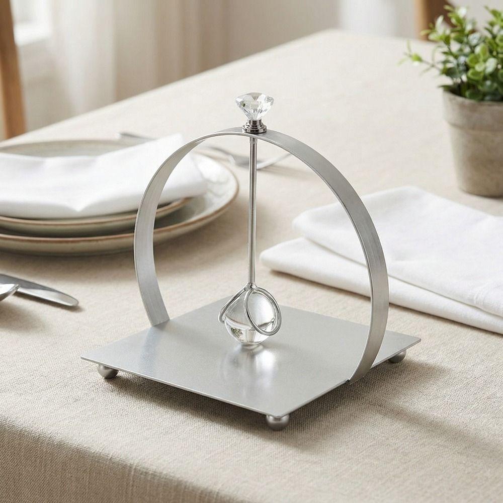 Modern Napkin Holder Square Tissue Storage Box Display Rack Arch Bridge Napkin Dispenser Cafe