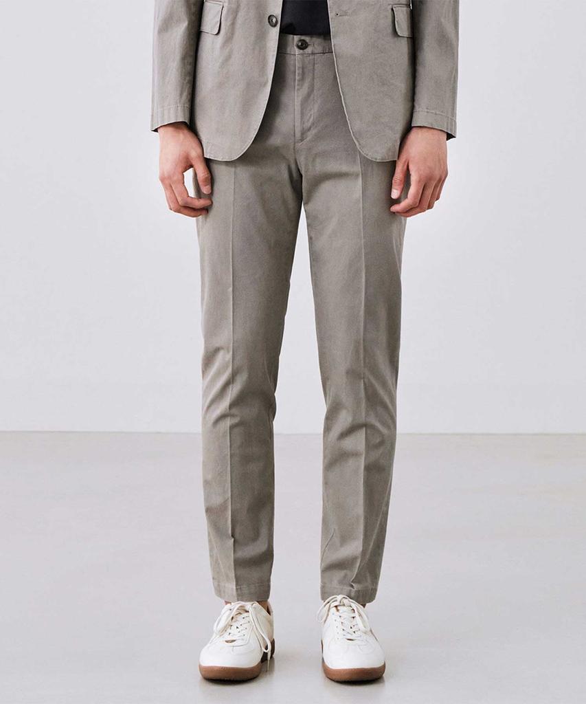 STCO Diems Premium Washed Cotton Setup Pants Gray_Depva21Csg