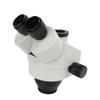 7X45X 3.5X45X Zoom Microscope Head with 0.5X+1X Object Lens High Resolution Trinocular Stereo Microscope Head