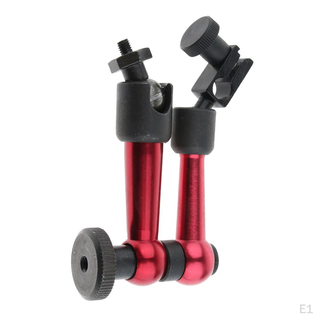 Red Flexible Digital Dial Test Indicator Base Stand Holder 6 inch