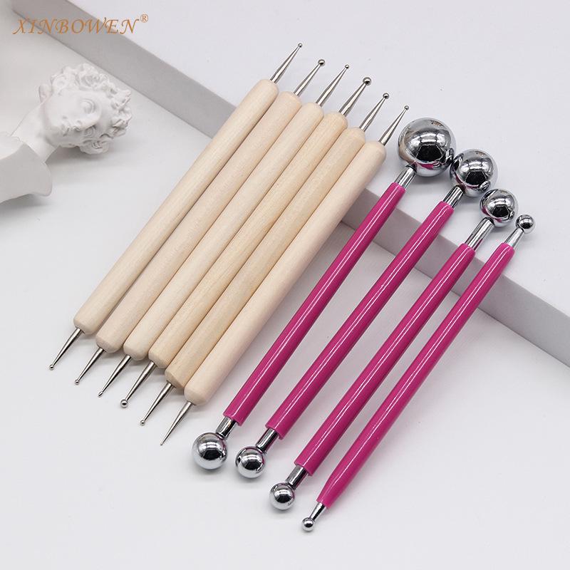 Double-Headed Indentation & Dotting Pen for Clay and Nail Art