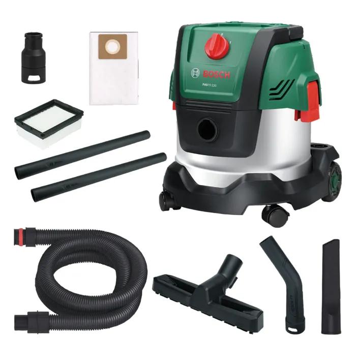 Bosch pas15-220 wet and dry vacuum cleaner 1200W 15L Green/Steel