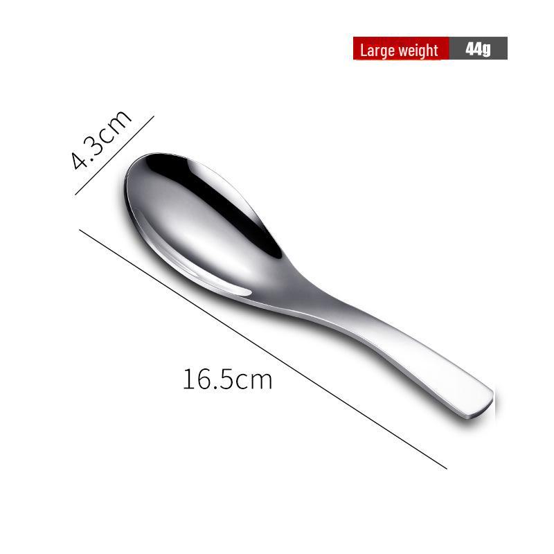 

Суповая ложка Yede 304 из нержавеющей стали для домашнего использования — высококачественная детская и младенческая ложка, одна на человека