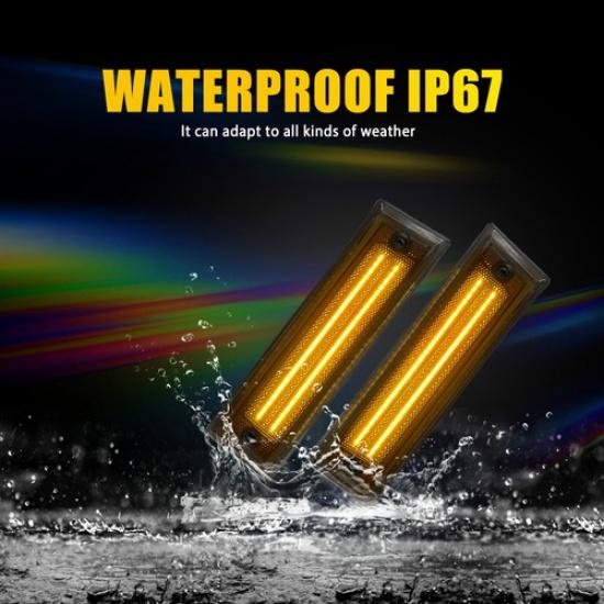 LED Side Marker Light For 81-86 Chevrolet C10 C20 C30 K10 20 30 GMC C1500 C2500