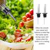 6pcs Stainless Steel Olive Oil Pourers Bottle Pourer Spout Dispenser with Covers