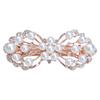 Hair Accessories Rhinestone Bow Hair Clip, Adult Pearl Horizontal Clip, Ponytail Clip, Top Clip, Spring Clip, Small Pearl Hair Clip