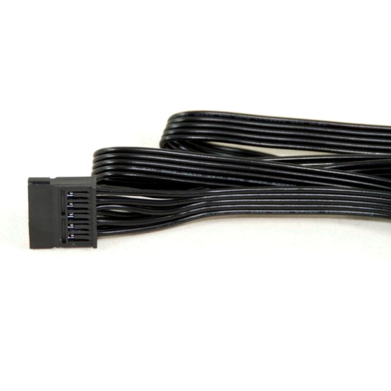 6Pin to 3x SATA Straight, SSD HDD Power Cable for Corsair CX850M, CX750M, CX650M, CX600M, CX550M, CX500M, CX450M, CX430M Modular